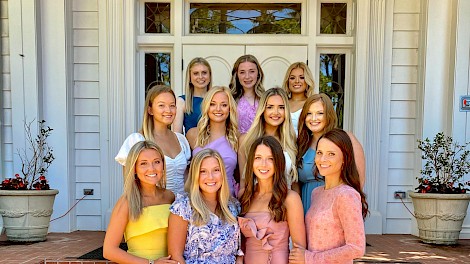 Cotillion Club of Texarkana 2020 Debutantes Back row: Brooklynn Bearden, Julie Sherman, Catherine Wright Middle row: Hartley Spaulding, Grace Pickelman, Lauren Hughes, Hailey Whitten Front row: Sarah Jane Paddock, Sarah Grace Boudreaux, Grace McGuire, Sarah Rogers