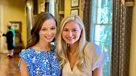 Kathryn Davis and Rachel Hemphill
