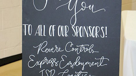 Trinity Chrisitian Sports Banquet Table Sponsors