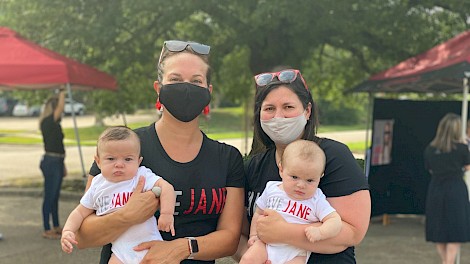 Rush and Kristie Crane,  Virginia Ann Prazak, Rix Crane