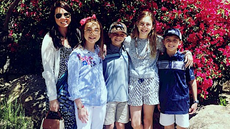 Ashley, Cannon, Palmer, Reese and Griffin in Arizona, Spring Break, 2019.