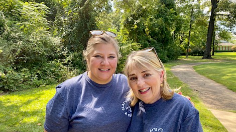 Melissa Harris and Gayle Wright