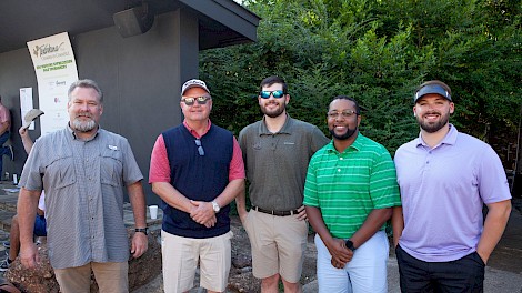 Doug Bowers, Joey Martin, Vance Liles, Brandon Washington,  Trevor Munn