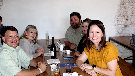 Matt Griffin, Gayle Wright, Scott and Melissa Harris, Tina Griffin