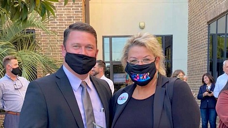 Chad Pirtle and Dr. Mary Ellen Young