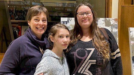 Dana, Mary Grace and Kirsten O'Neal