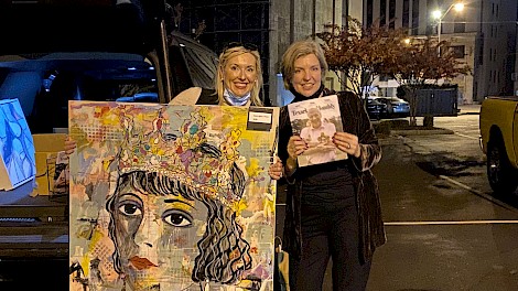 Cassy Meisenheimer and Artist Polly Cook