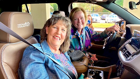 Margie Whitehead and Donna Abernathy