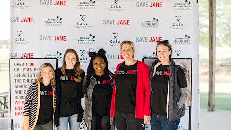 Rachel McDonald, Hallie Thompson, Bianca Jones, Maureen Fletcher, Jenny Crow