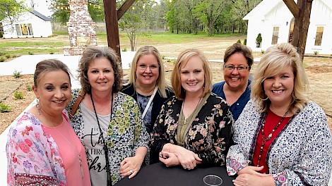 Traci Stephens, Penny Swanger, Loren Cecil, Dee Dee Jones, Faye Atchley, Terri Gravitt