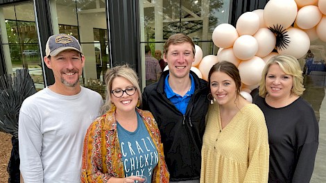 Trey and Jennifer Cole, Tanner Cole, Jordan Bridges, Connie Bridges