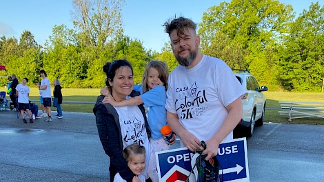 Esme, Virginia Ann, Celia and Jonathan Prazak