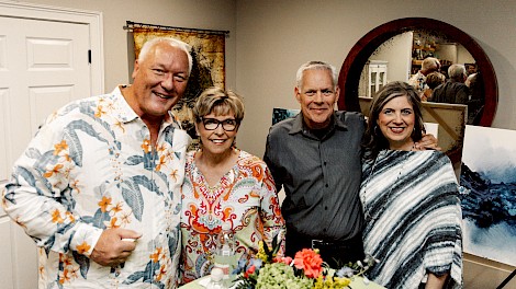 Dr. Clark Green, Lorna Brine, Robert and Suzy Irwin
