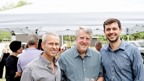 John Crisp, Dr. Ed Eichler, Randy Roeser