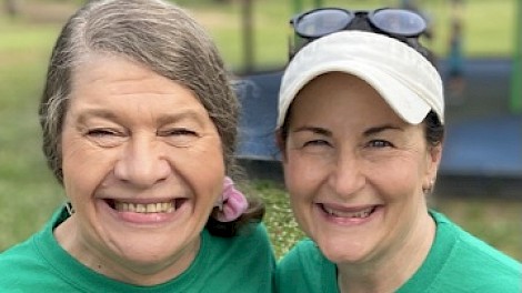 Marion Thompson and Lisa Moore