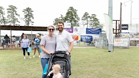 Hattie with Anna and Micah Ramage