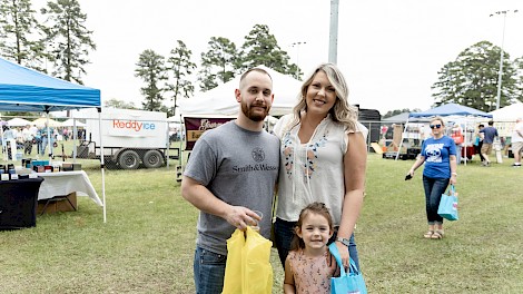 Jake, Sarah and Charlotte Blaauw