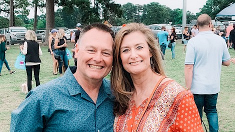 Ken Larson with Connie Mitchell