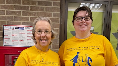 Joyce Wall and Laura Parker