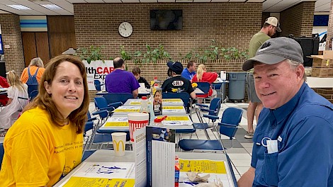 Dr. Joanna Pridgen and Dr. Russell Woodard