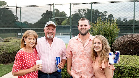 Kelly and Dwayne David, Patrick David, Paige Huffman