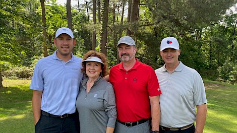 Ryan Huntze, FaEllen Yates, Bob Hubbard, Dr. Tom Hunley