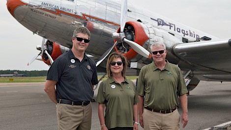 Bill Harp, Dr. Robin Hickerson, Clay Roberts