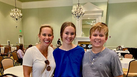 Caty, Emma and Will Burks