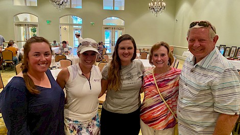 Taylor Howerton, Julie Houston, Camilla Serrano, Vee and Ron Collins