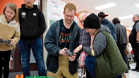 Robotics program at TISD. photo by THS Commercial Photography