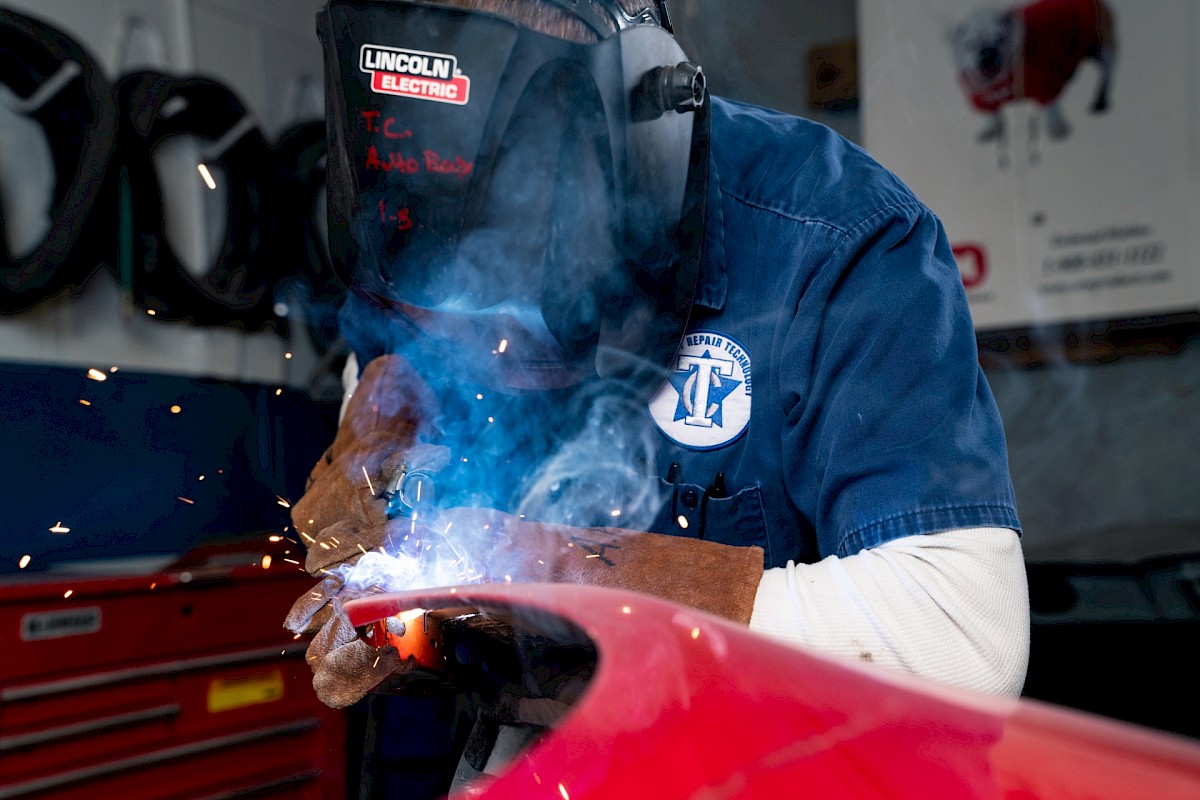 Auto Body Technology program at Texarkana College. photo by Michael Ulmer