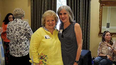 Joan Carter and Char Crane