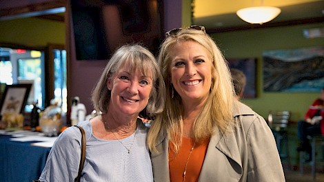 Lucy Sarrett and Laurie Booker