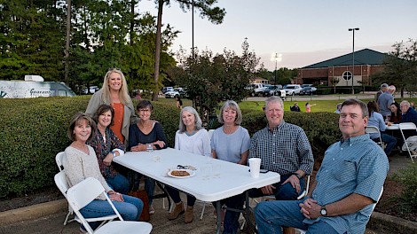 Karen Mittleman, Gail Eichler, Laurie Booker, Debbie Alkire, Judy Smith, Lucy Sarrett, Mark Mittleman, Mark Smith
