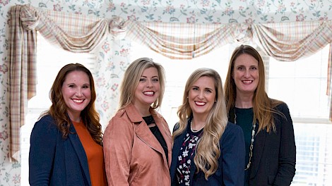 Karrah Dickeson, Tracey Smith, Anna Beth Gorman, Margaret Mobley