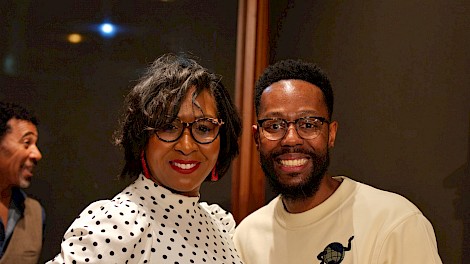 Christie Page and Dr. Brian Matthews