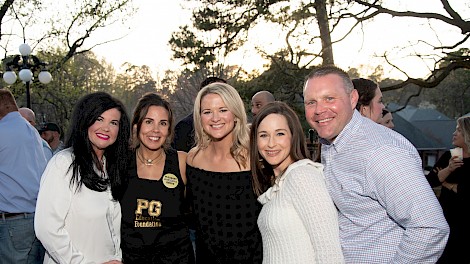 Susan Tomberlain, Ali Deal, Liz Flippo, Emily and Ross Sarine