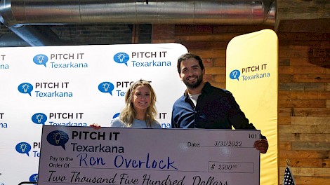 Dr. Kasey Coggins with 2nd place winner Ren Overlock