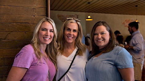 Samantha Harris, Miranda Baugh, Claire Moulton