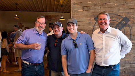 Reese Shuffield, Dr. Robbye Carter, Brock McCorkle, Vickers Fuqua