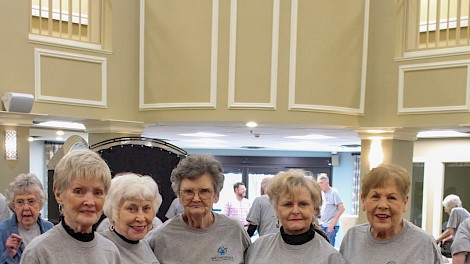 Mary Murray, Pat Newman, Patricia Porter, Linda Gaston, Nancy Welch