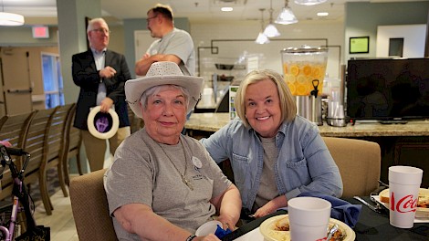 Judy White and Cece Tye