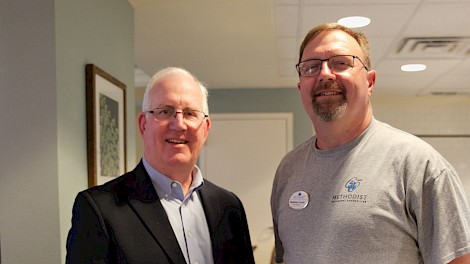 Don Morriss and Matthew Currie