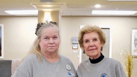 Marcia Stokes and Ruby Old