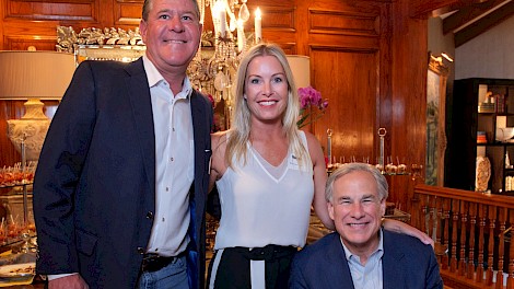 Vickers and Whitney Fuqua, Governor Abbott