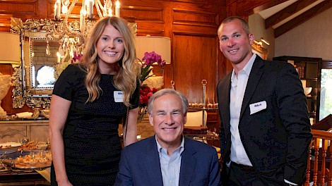 Brittany Ackley, Governor Abbott, Stosh Skinner