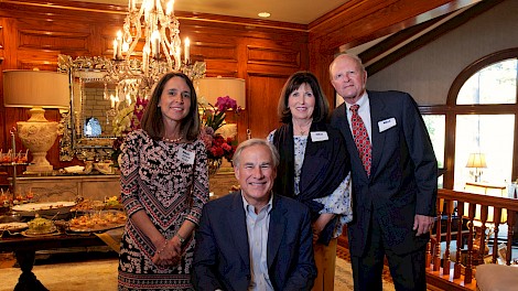 Jessica Miller, Governor Abbott, Dee Miller, John Greer