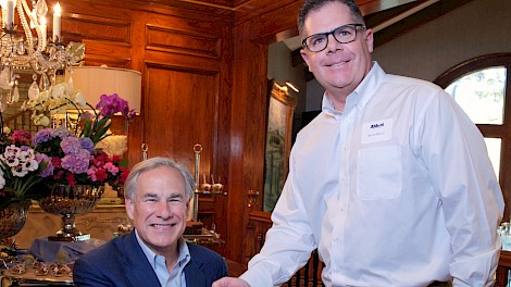 Governor Abbott and Steve Mayo