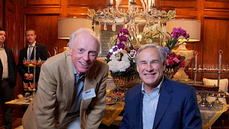 Scott Bruner and Governor Abbott