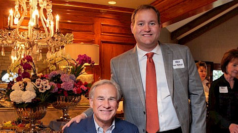 Governor Abbott and Todd Marshall